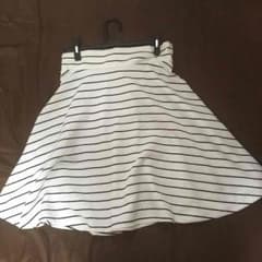 かおりん様専用♡膝丈フレアスカート ストライプのサムネイル