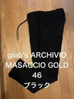美品giab's ARCHIVIO MASACCIO GOLD46ブラック giab's ARCHIVIO MASACCIO GOLD46ブラック - メルカリ