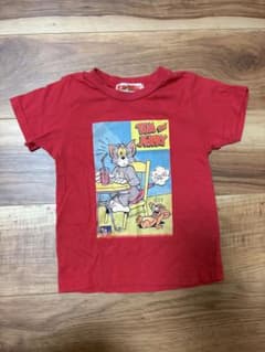 【美品】トムとジェリー 赤 Tシャツのサムネイル
