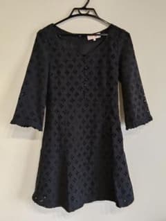 MINIMUM MINIMUM ミニマムミニマム ワンピース M 黒 刺繍 花柄のサムネイル