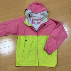 【早い者勝ち】Columbia マウンテンパーカー M ピンク/ライムのサムネイル