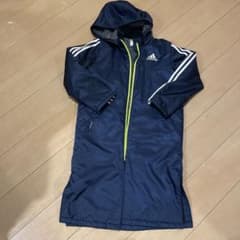 adidas フリース付きベンチコート 140サイズのサムネイル