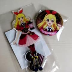 Aikatsu! Hoshimiya Ichigo Lantern Night Party Acrylic Stand and Can Badge