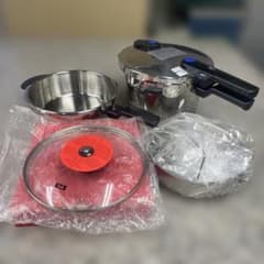 A*e様 ☆Fissler フィスラー 圧力鍋セット ガラス蓋 調理器具 蒸し器