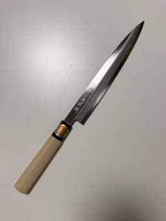 堺 一成 別誂 柳刃包丁 210mm 新品未使用 箱付のサムネイル