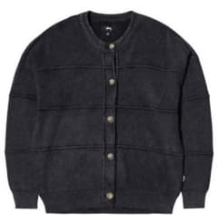 Stussy ダークグレー カーディガン Mのサムネイル