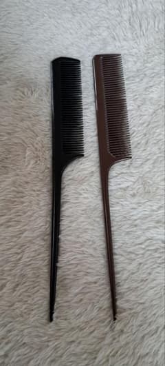 ヘアコーム 2本セット ブラック ブラウンのサムネイル