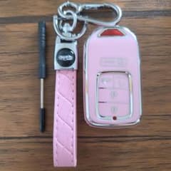 ピンク スマートキーケース キーホルダーのサムネイル
