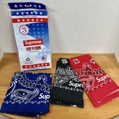 n*.様 【新品未使用】Supreme バンダナ Hav-A-Hank コラボ 限定コラボ】Supreme HAV-A-HANK バンダナ 3枚セットUSA製 - メルカリ