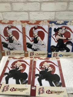 도쿄 리벤저스 미쓰야 타카사노 만지로바 지케이스케 일러스트 보드 세트