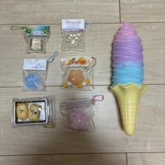 ミニチュアチャーム 7点セット スクイーズのサムネイル