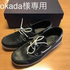 メンズメルローズ レザーデッキシューズのサムネイル
