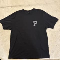 Stüssy 「Martini（マティーニ）ロゴTシャツ」Lサイズ　最低価格のサムネイル