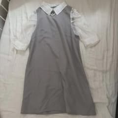ブルーグレー ワンピースのサムネイル