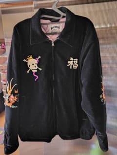 HOUSTON 黒 スカジャン DA-NANG TIGER刺繍 m25860891952_1.jpg?1763878578