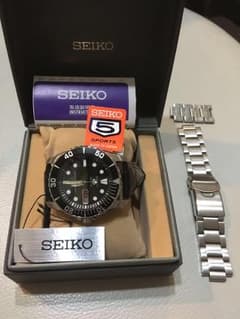 セイコー5 スポーツ ダイバーズ自動巻 スケルトン