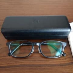 JINS 黒ぶち眼鏡 黒渕眼鏡 めがね - メルカリ