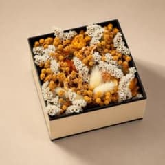 【新品】ドライフラワーボックス イエロー系 10cmのサムネイル