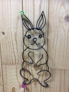 ワイヤーアート ワイヤークラフト うさぎ うさぎ ワンライン ワイヤーアート ワイヤークラフト ②｜Yahoo