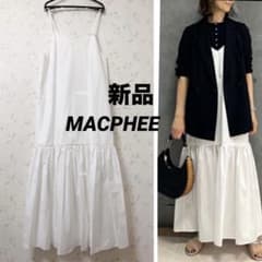 新品⚫️クリスピータフタ キャミソールワンピース マカフィー 36