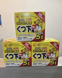 使い捨てカイロ くつ下用 15足入のサムネイル