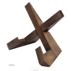 木製 ブックスタンド ブラウンのサムネイル