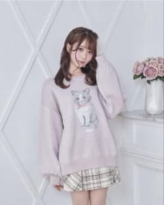 RoseMuse "Cat jacquard big knit"のサムネイル