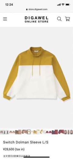 DIGAWEL Switch Dolman Sleeve L/Sのサムネイル