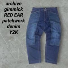 RED EAR レッドイヤー デニム パッチワーク XL Y2K - メルカリ