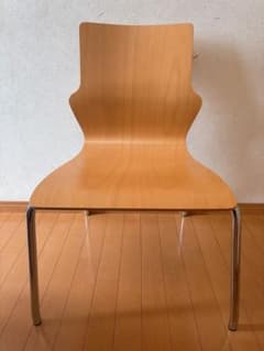 椅子 IKEA contract stackingchairplywoodchrome IKEA contract stackingchairplywoodchrome - メルカリ