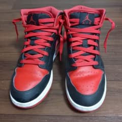 Nike Air Jordan 1 Mid "Bred Toeのサムネイル