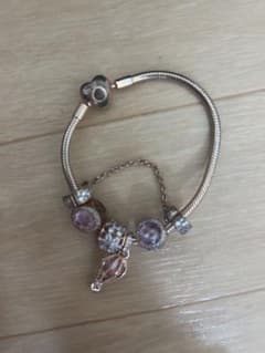 3-Day Weekend Sale! Pandora Bracelet with Charm, Rose Gold