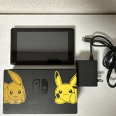 中古品 Switch ピカチュウとイーブイデザイン 本体セット その他 箱有り Nintendo Switch ピカチュウ・イーブイモデル 本体セット初期化済み