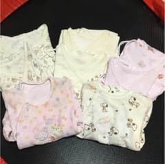 女の子用☆肌着ロンパース8点セットのサムネイル