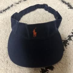 90s Polo by Ralph Lauren ネイビー サンバイザー