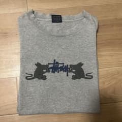 90s USA製 Stussy "RaT PacK" 両面 プリント Tシャツのサムネイル