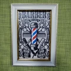 BARBER SHOPポストカード額付きのサムネイル