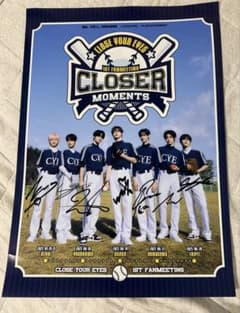 CLOSE YOUR EYES 1ST FANMEETING 直筆サイン CLOSE YOUR EYES 1ST FANMEETING 直筆サイン - メルカリ