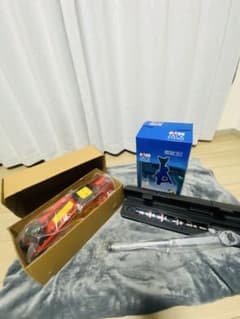p*o様 『新品』タイヤ交換？オイラに任せろセット♪フロアジャッキ+ウマ2本+トのサムネイル