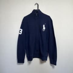 POLO RALPH LAUREN フルジップ スウェット ネイビーのサムネイル