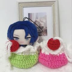にじぱぺっと ぬい服 クリームソーダ 巾着 ストロベリーソーダのサムネイル