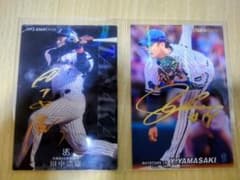 【専用】カルビープロ野球チップス田中浩康&山崎康晃サイン2枚セットのサムネイル