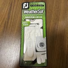 新品未使用　フットジョイ　ゴルフグローブ　ウェザーソフ　サイズ　21  左のサムネイル