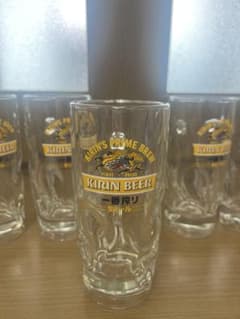 KIRIN BEER ジョッキ　ビールジョッキ　5個セット　ロゴ入り　グラスのサムネイル