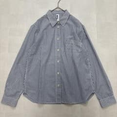 MHL. エムエイチエル ストライプシャツ L コットン100% - メルカリ