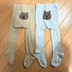GAP くまタイツ2枚セット　12-24mのサムネイル