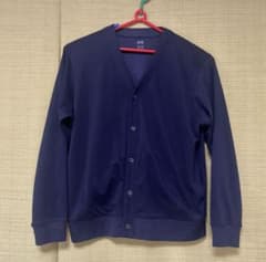 エアリズムコットンカーディガン NAVY サイズXLのサムネイル