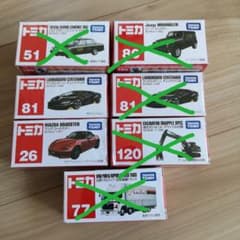 トミカ　ランボルギーニ　マツダロードスターオープンのサムネイル