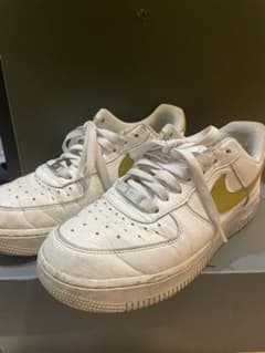 Nike Air Force 1 ホワイト/イエローのサムネイル