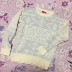 トップス♡ホワイトニットのサムネイル